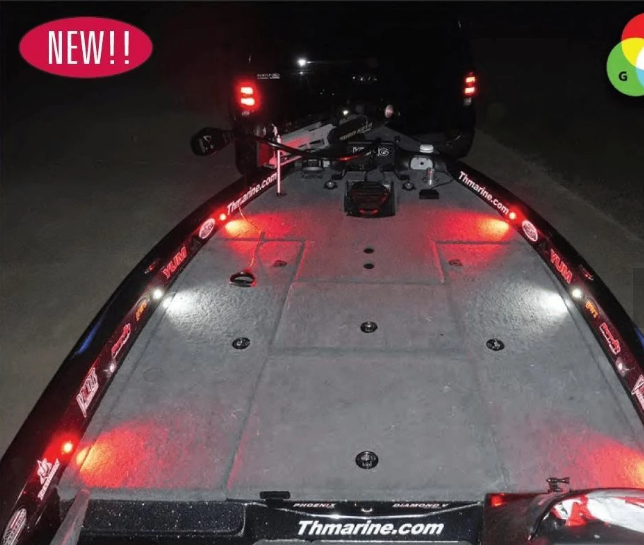 Stainless Steel Marine Push - In Led Utility Light For Boat Interior Lighting