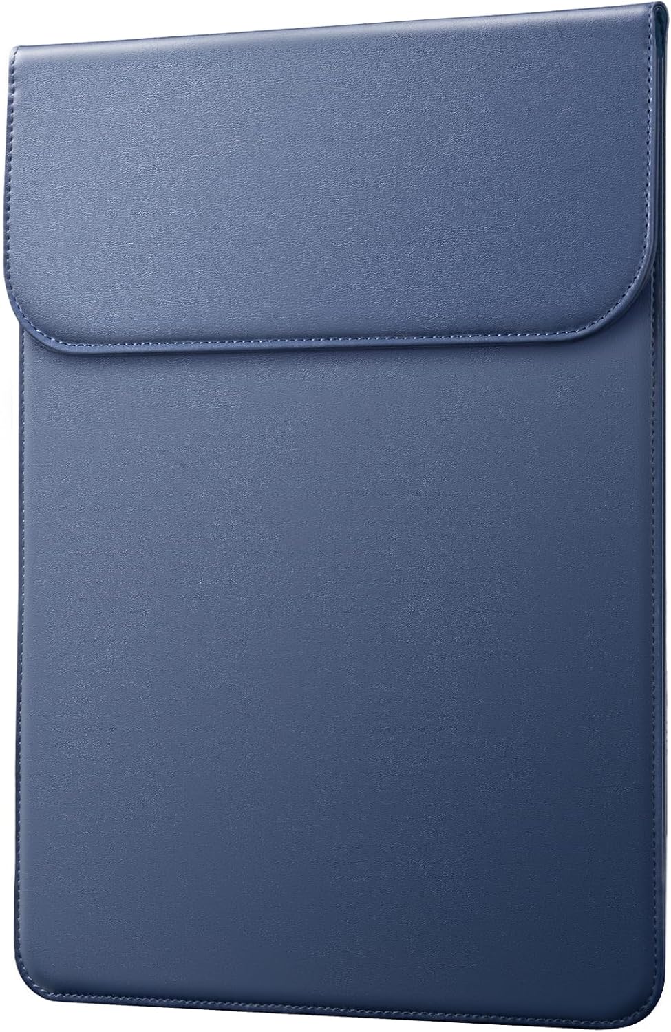 Wholesale 13 Inch Laptop Sleeve Large Faux Suede Neoprene PU Leather Case Durable Simple Style Small Accessory Case Wholesale OEM/ODM/Private Label