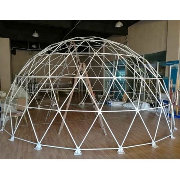 Шатры партии купола чехла из материи PVC шатра геодезического купола половинной сферы диаметра 6M