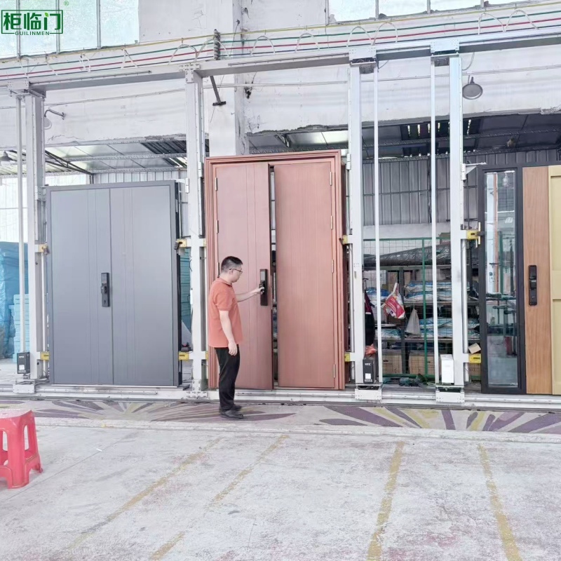 Anti Aging Aluminum Door Corrosion Resistance Waterproof Aluminium Entrance Doors