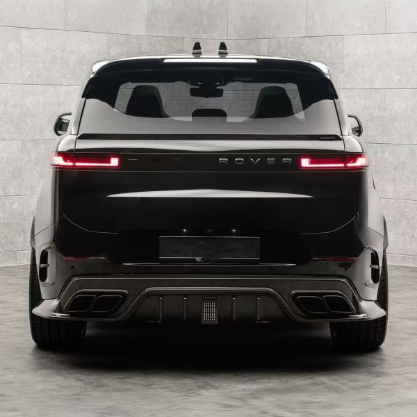 2023 Réparation Discovery Sport Body Kit MSY Style Spoiler à lèvres en fibre de carbone