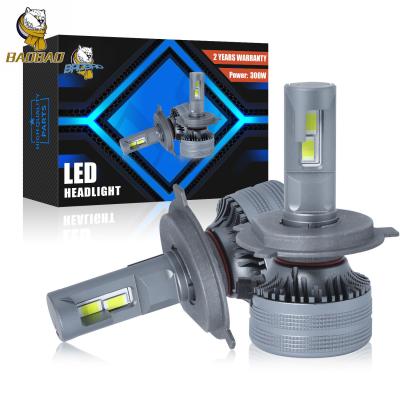 100W H4 H7 H11 White Silver Universal T2 Car Interior LED Headlight Bulb