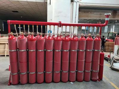 Sistema de supressão inerte 20MPa do gás da inundação IG 55 incluidos Argonite
