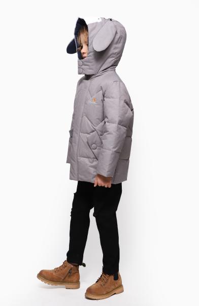 Bilemi Baby Thick Lovely Warm Parkas Detachable Cap Down Jacket Winter Boys Downcoat Baby Suit