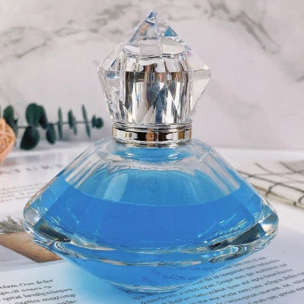Wholesale High-Grade Glass Perfume Bottles 75ml Shaped Crystal White Glass Transparent Perfume Bottles Can Be Equipped W