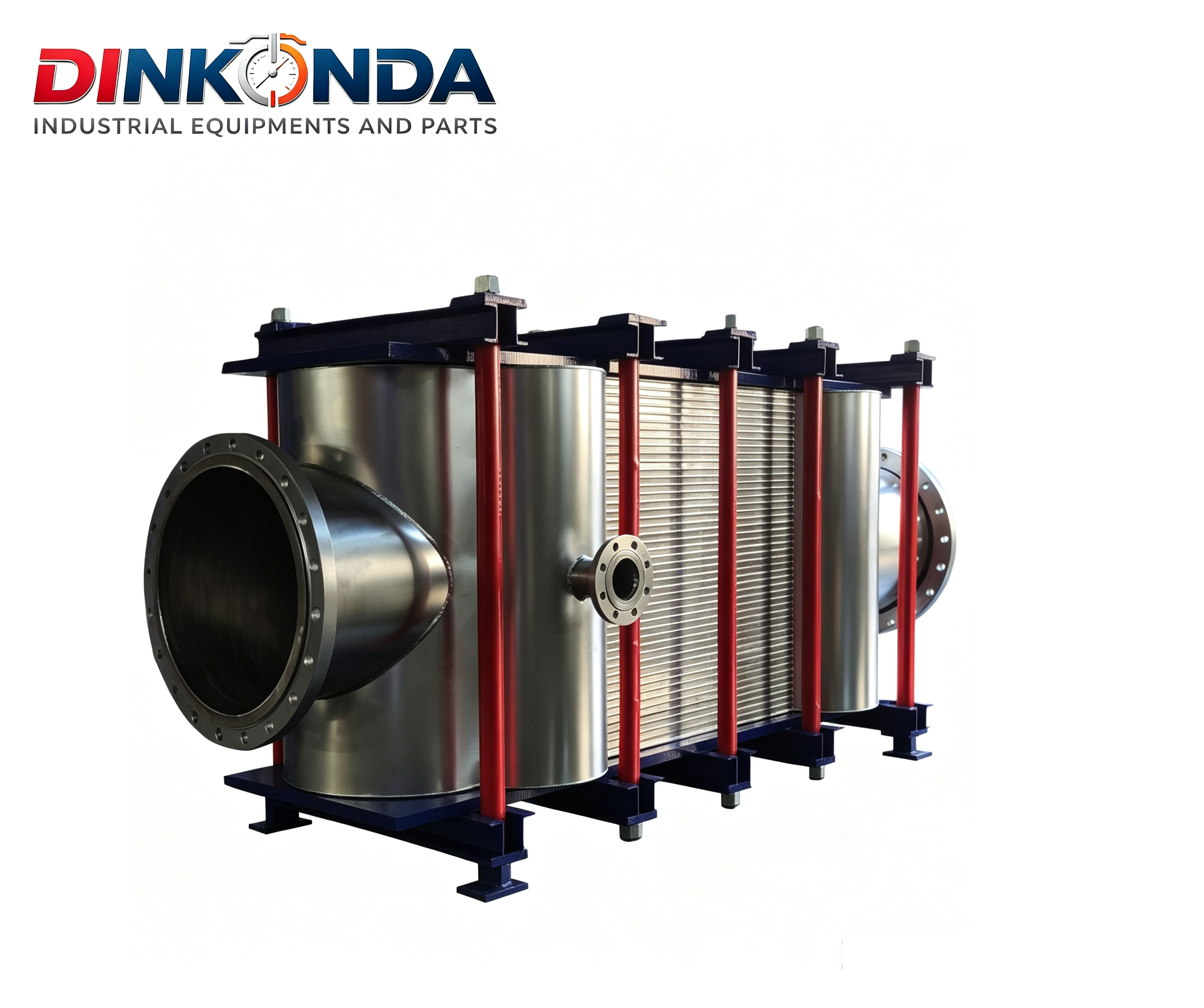 TEMA Welded Plate Power Plant Heat Exchangers DN250 DN25 Customizable