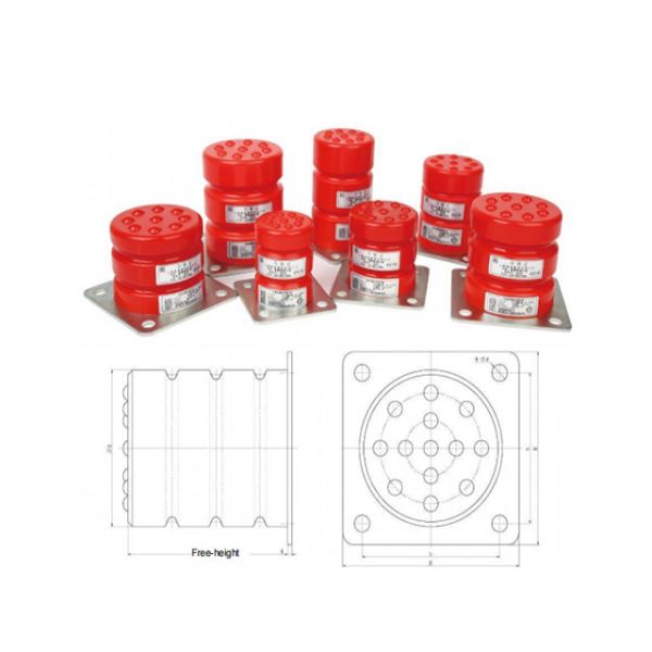 Производственная цена Высокопроизводительные сотовые полиуретановые бамперы / буферы