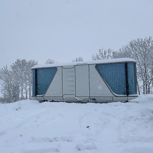 Prefabricated Mobile Modular Micro Capsule House For Sale Luxury  10T 11.5*3.3*3.2m