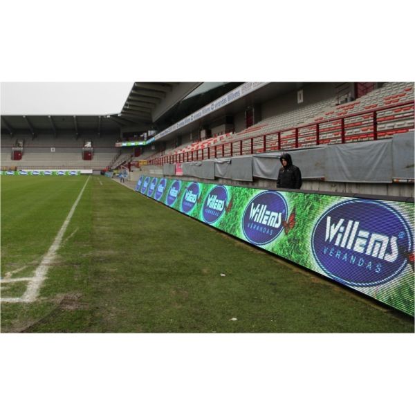 ​P10 Stadium Sports Perimeter LED Display SMD 3535 IP65 Wide Viewing Angle