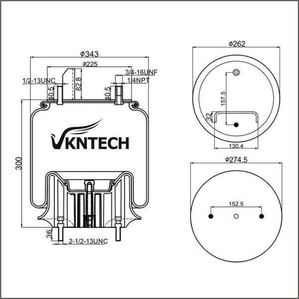 Firestone ВЫСОКОКАЧЕСТВЕННОЕ VKNTECH 1K8109 весен воздуха W01-358-8109 HENDRICKSON 67234-002 ТРЕЙЛЕРА США
