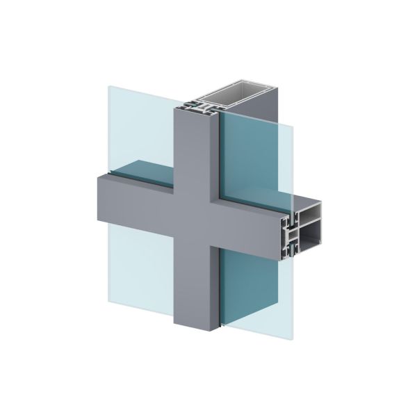 Modern Design Aluminium Curtain Wall Profile Aluminum Structural Extrusions