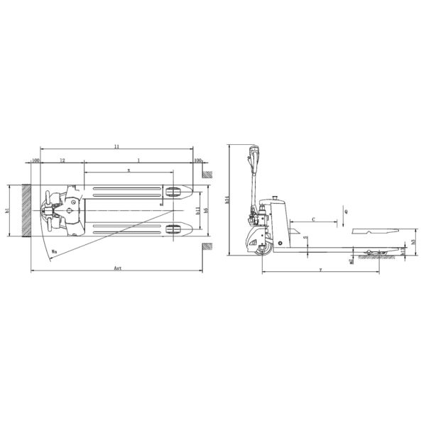 Полуэлектрический грузовик для пешеходов 2000 кг 2 т 2,5 т