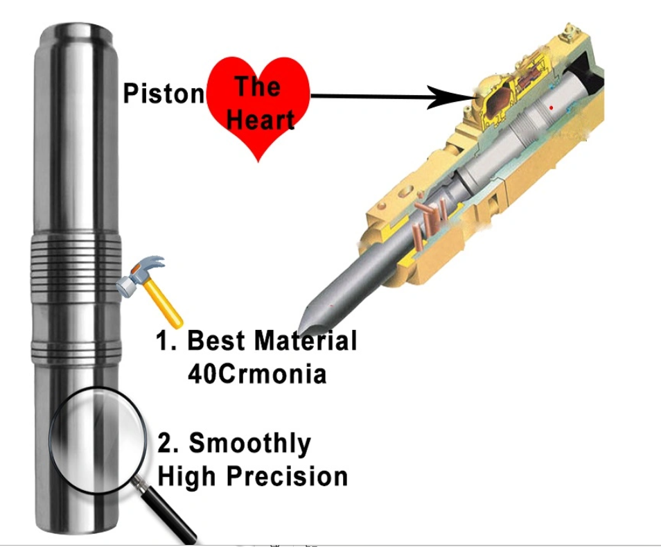 sb121 sb151 Sb131 Piston de disjoncteur hydraulique pour pièces détachées de marteaux de pelleteuse