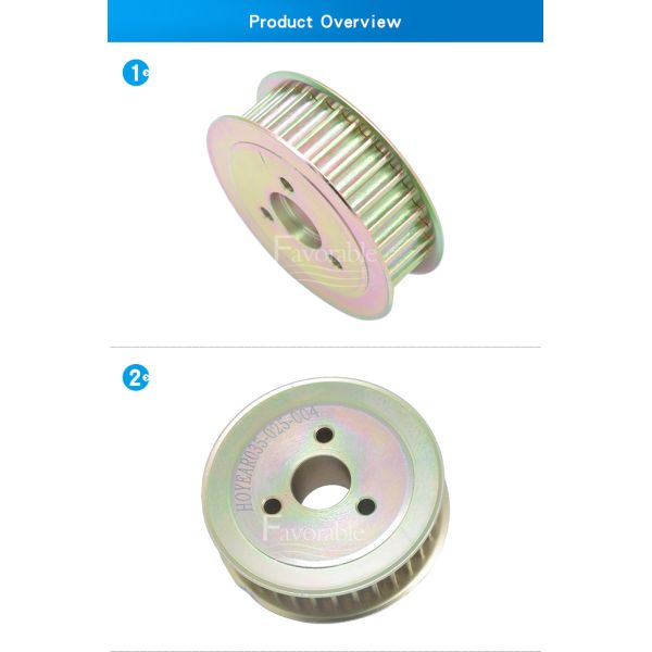 035-025-004 Toothed Pulley HTD 32-8M-20 For Gerber Auto Spreader