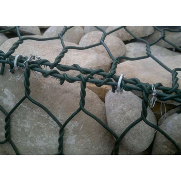 1x0.5x1M Foldable Corrosion Resistant High Tensile Strength Gabion Box for Retaining Walls