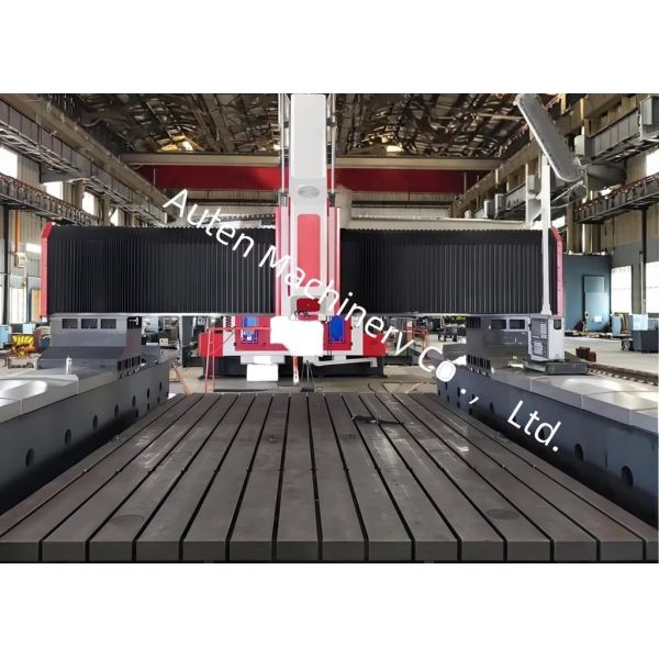 Double-Spindle Split Heavy-Duty CNC Gantry Drilling Milling Machine 1000mm Gantry Height