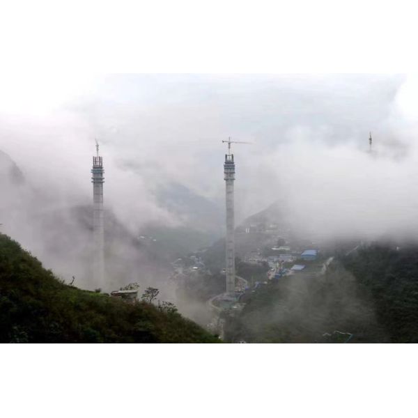 2000kg/Cage Hoist Edificio Construcción/hoist de baja velocidad/hoist personalizado con inversor de frecuencia utilizado para torre, chimenea