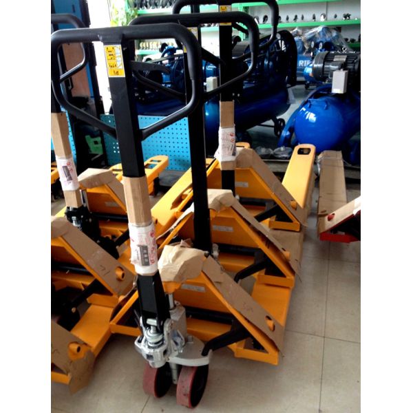 2 Ton 2.5 Ton Hand Pallet Jack , Hydraulic Pallet Truck PU Wheel CE Certificated