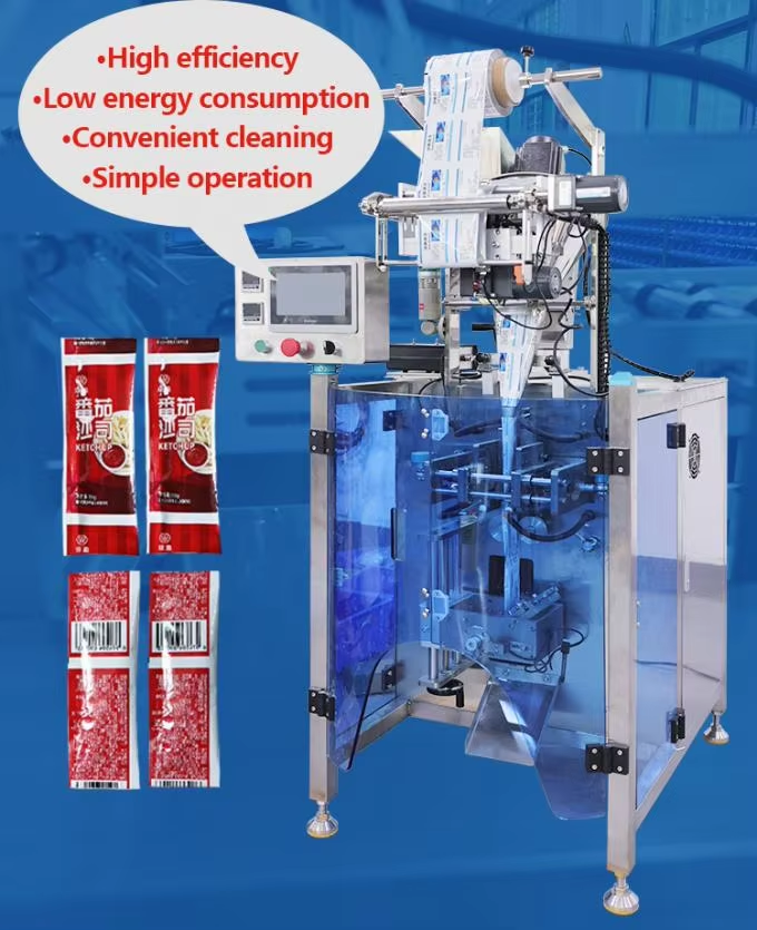 High Quality Servo Motor Food Powder Curry Five Spice Chili Cumin Cinnamon Turmeric Oregano Powder Sachet Packing Machine