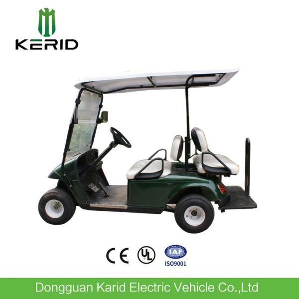 Тележки гольфа сразу пассажира поставки 48V 4 классические электрические с задним складным местом 2
