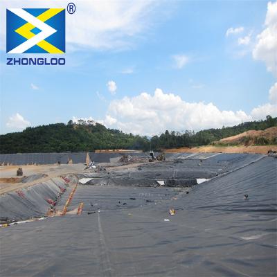Material impermeável do PVC do LDPE LLDPE do forro de Geomembrane do HDPE de 2mm