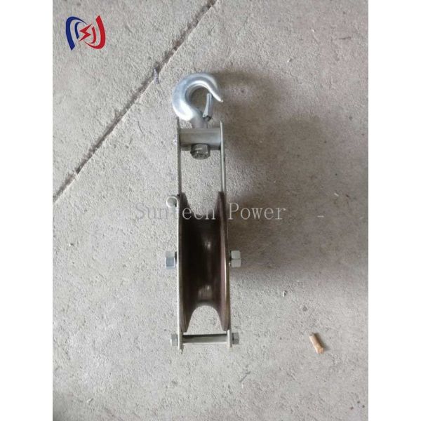 Poleas de tendido de fibra óptica 5KN-20KN, poleas de tendido para transmisión