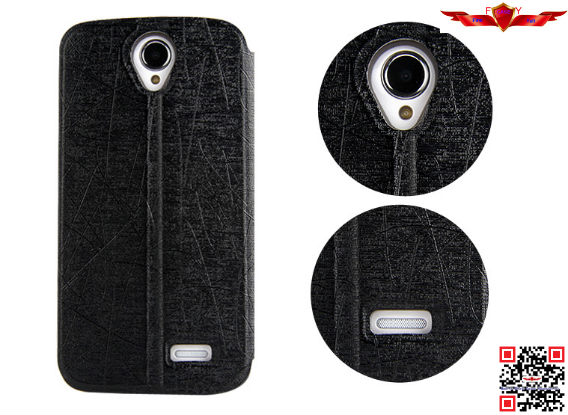 100% Perfect Fit Brand New Colorful PU Flip Leather Cover Case For Lenovo A388T Ultra Thin