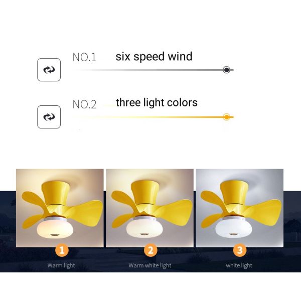 Детей света вентилятора ультратонкого ресторана света потолочного вентилятора нордический свет вентилятора комнаты спальни простых небольших