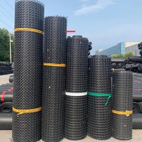 UV Resistant Plastic Geogrid Mesh Designed For High Strength