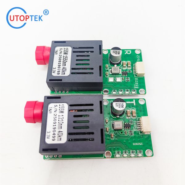 Customized 1-Channel Video + UART TTL SBUS TX RX Optical Terminal Module Drone FPV Fiber Optic Media Converter