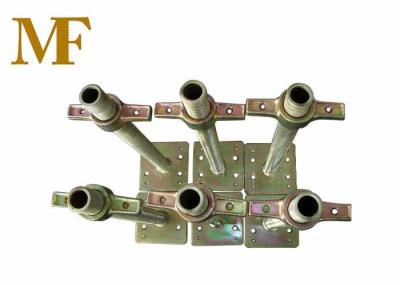 24 de nivelamento ajustável parafuso Jack galvanizado dourado com placa de base