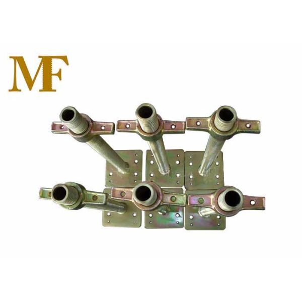 調節可能な水平になる24支承板が付いている金電流を通されたねじジャック