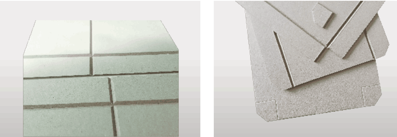 Доска коробки в-образности твердая калибруя картон машины калибруя машину для делать коробки