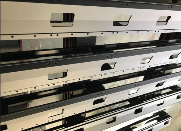 O preto anodizou a extrusão de alumínio perfila fazer à máquina elétrico do CNC do trilho da ação de piano