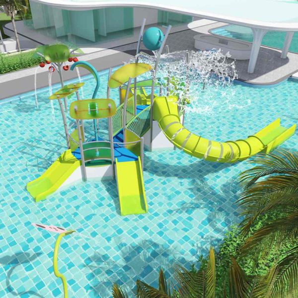 Commercial Interactive Splash Water Playground Indoor Water Park Equipment For Kids Teens