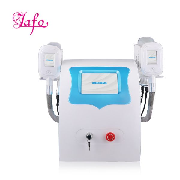 LF-216A High quality Double cryo handles Cryo cavitation rf Fat loss slimming machine for salon use