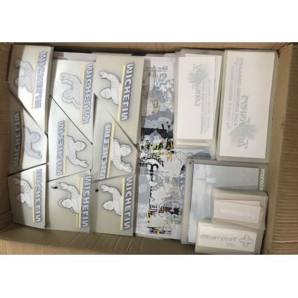 Wholesale Factory Bulk Custom Brand Iron on Size Tag Garment Washing Instruction Heat Transfer Neck Labels for Clothing