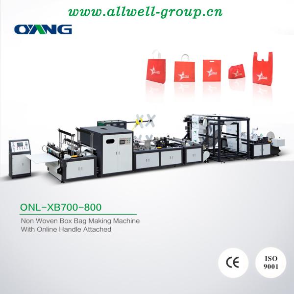 Handle Flat Bag Manufacturing Machine / Ultrasonic Non Woven Bag Machine