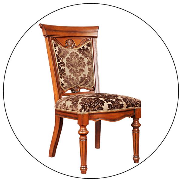 French Antique Wooden Throne Chair Oak Wood Frame Upholstered Farmhouse Chairs