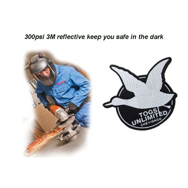 Ярлыки Debossed 300psi 3M отражательные утюжат на заплатах для джинсов