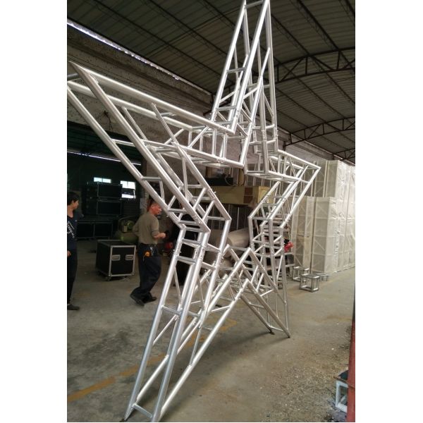 Black  Color 50*3mm Tube 290*290MM /300*300MM   Outside  Aluminum Stage Truss System 12m Length For Music Festival