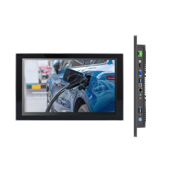 Rugged 17'' LCD 1920x1080 Intel Projective Capacitive Touch Panel PC IP67 Waterproof Rating Stock Industrial Marine Control 1
