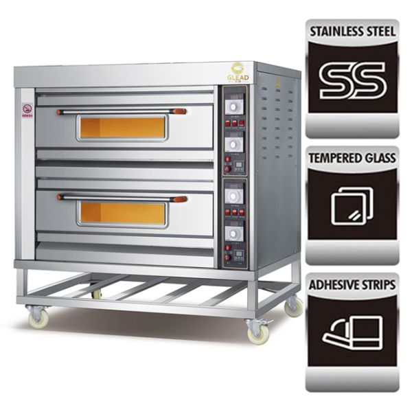 Коммерческая газовая плита горелки пиццы 16 5 с печью скоростей вкладышей картины саджа предохранителей деревянной