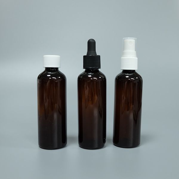 JL-PET1401 Plastic PET 100ml Cylinder Empty Shampoo Bottles With Pump