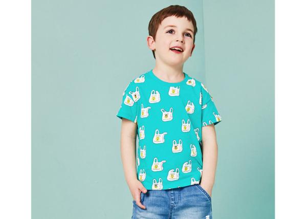 Boys Summer Short Sleeve Children's Style Clothing / Cute Printing Cotton Baby Clothes