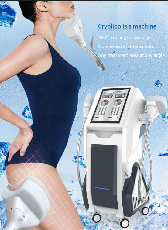 Машина тела 360 жирная замерзая, машина потери веса Cryo липолиза 7 ручек