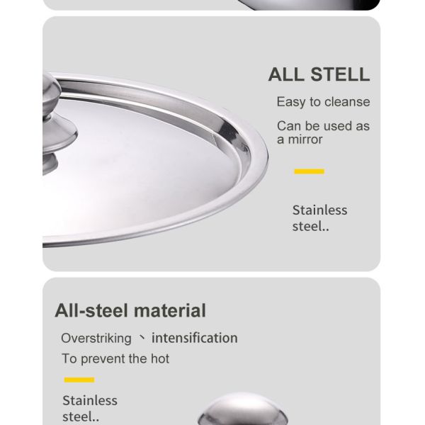 5-Piece Stainless Steel Cookingware Pot Set Sustainable Cookware for Your Kitchen