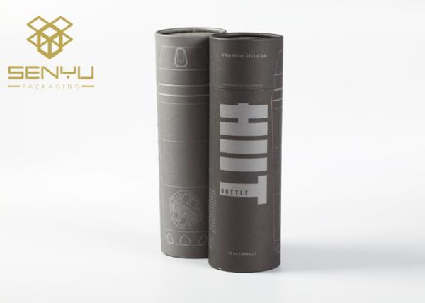 T Shirt Packaging Tubes Cardboard Roll Pack Hot Foil Stamping Finishing
