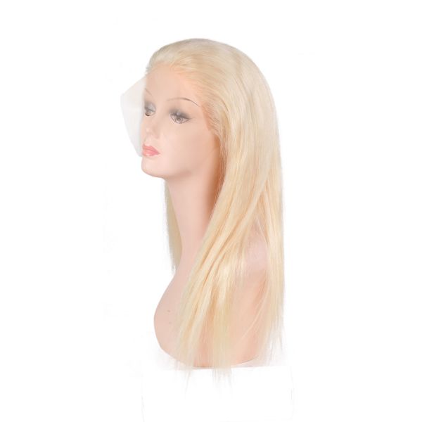 Смотреть 613 белокурых бразильских париков фронта шнурка человеческих волос естественный прямой естественный