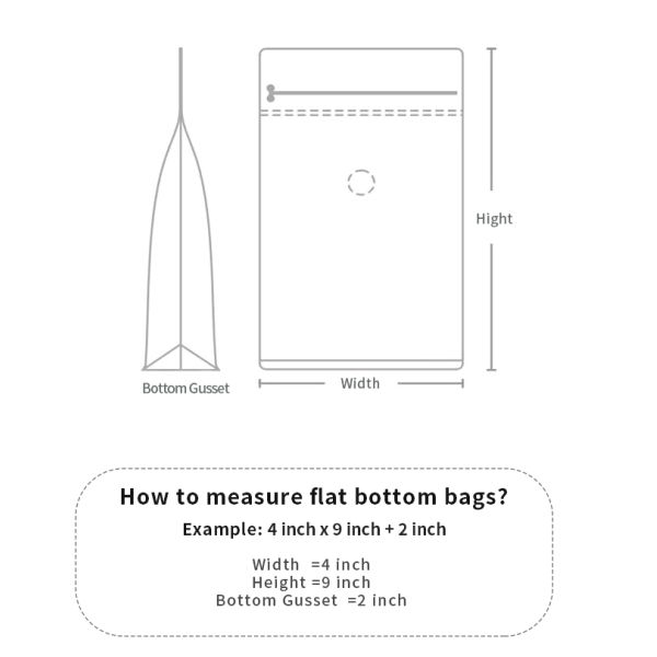 Бортовое уплотнение 8 напечатало портативный Ziplockk сумка риса 5 Kg прозрачная